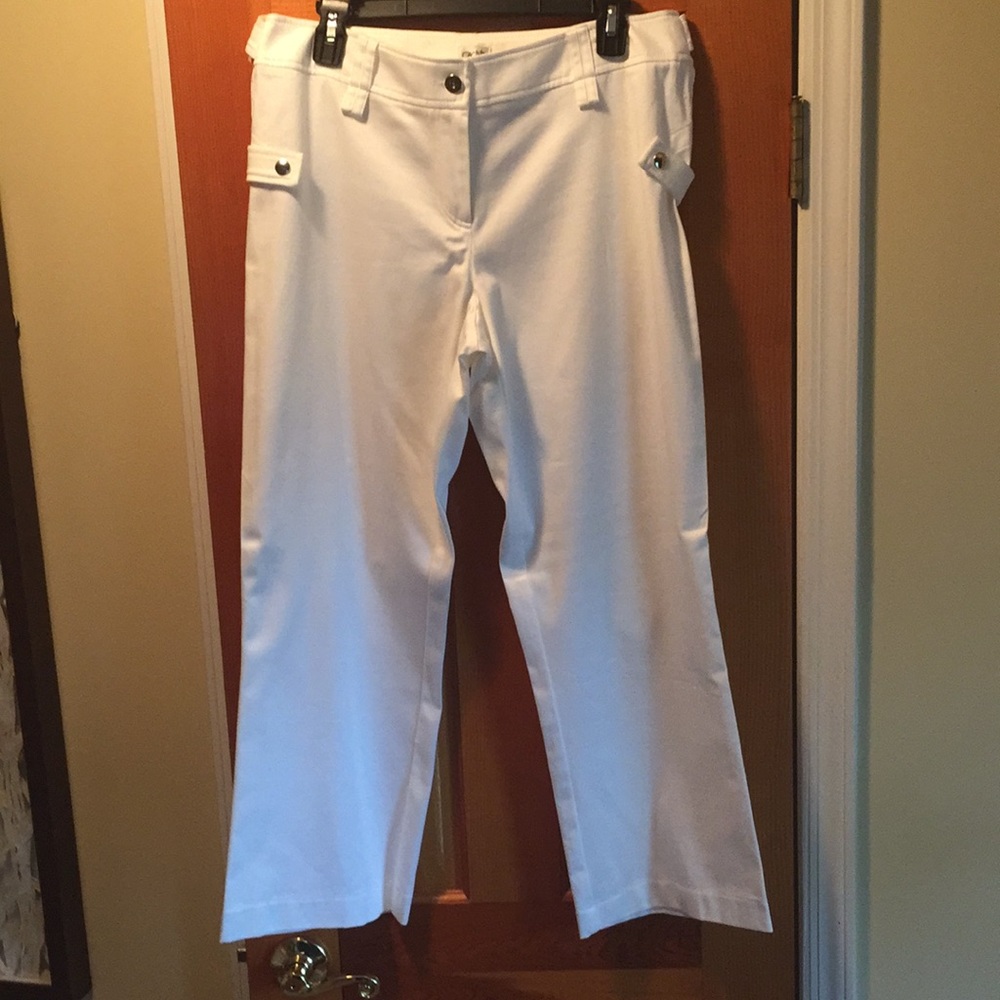 Cache’ white crop pants